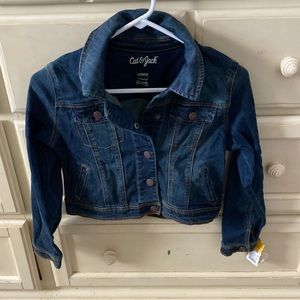 Cat & Jack girls size 10/12 denim jacket . Never worn . Tags on.